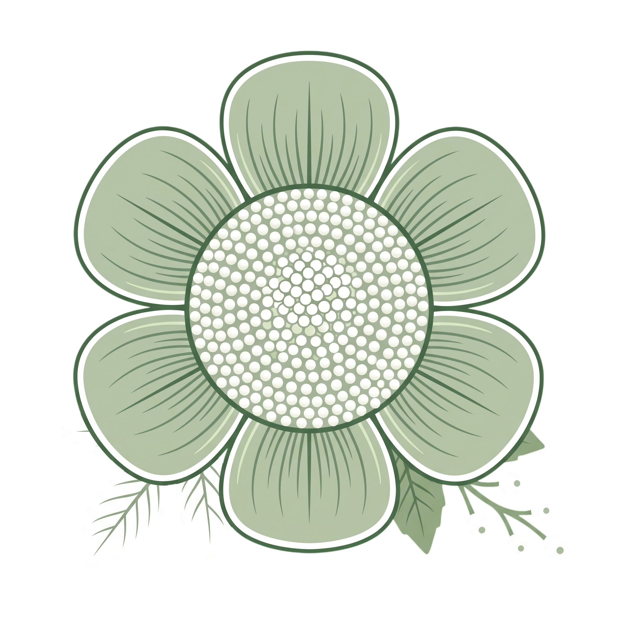 Step 01 botanical badge
